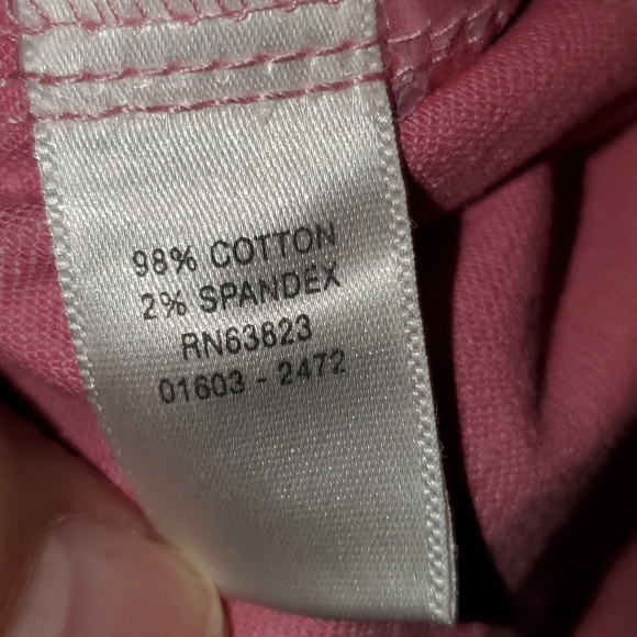 16W CJ Banks coral pink 4 pocket denim skirt NWT New - Picture 6 of 8